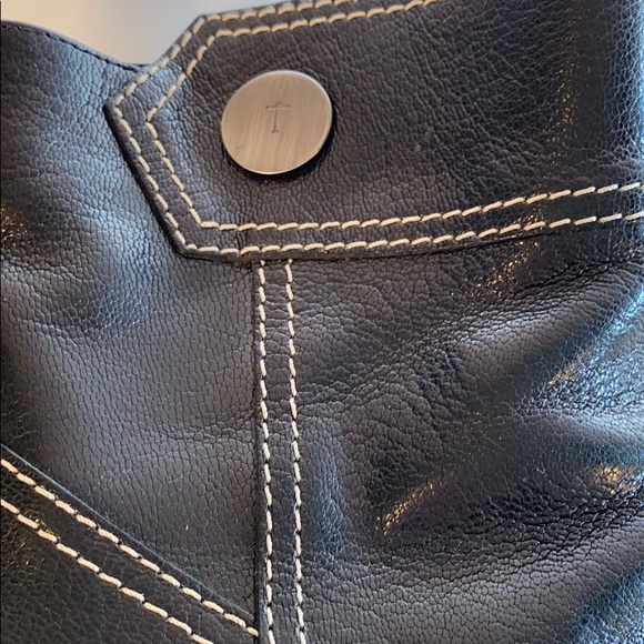 Tod’s Black with White Stitch Accent Ankle Boots - Picture 3 of 7